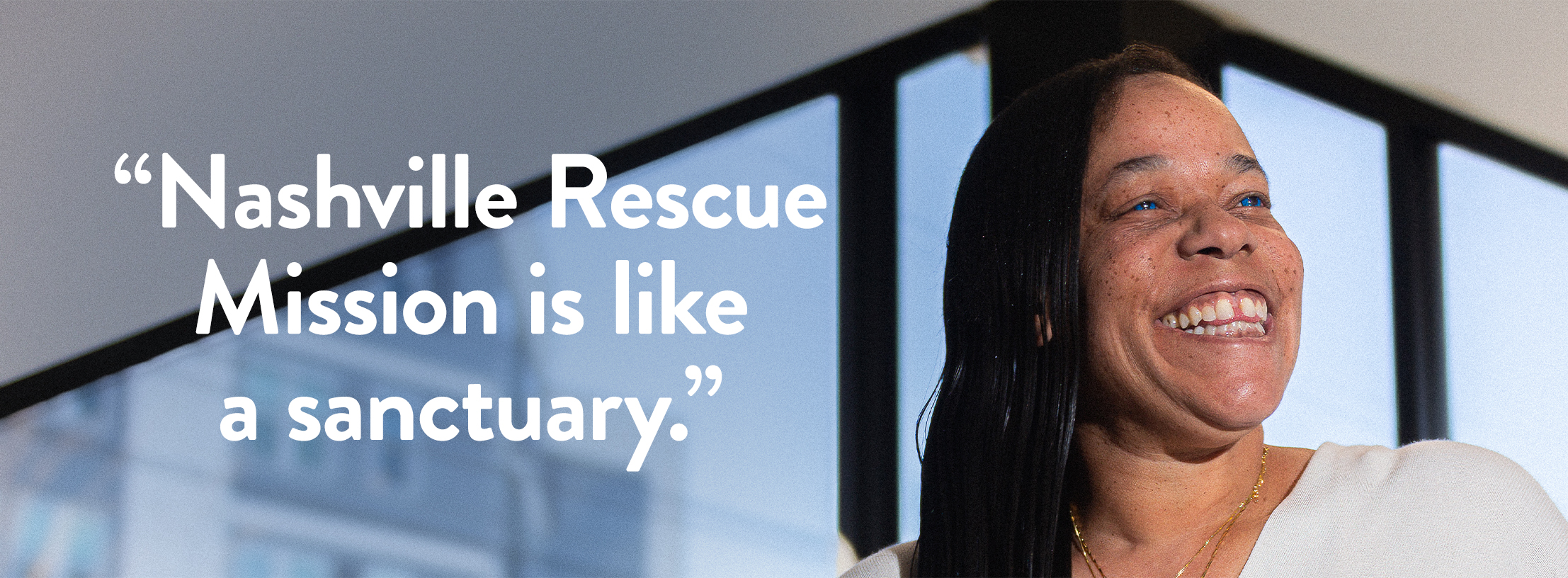Nashville Rescue Mission is like a sanctuary