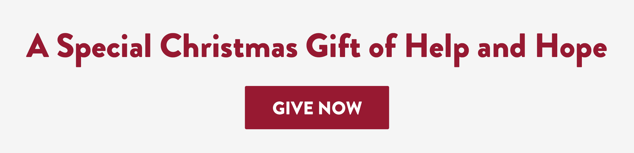 A Special Christmas Gift of Help and Hope