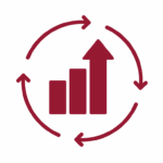 2025-NRM-Core-Value-Icon-Continuous-Improvement-Red
