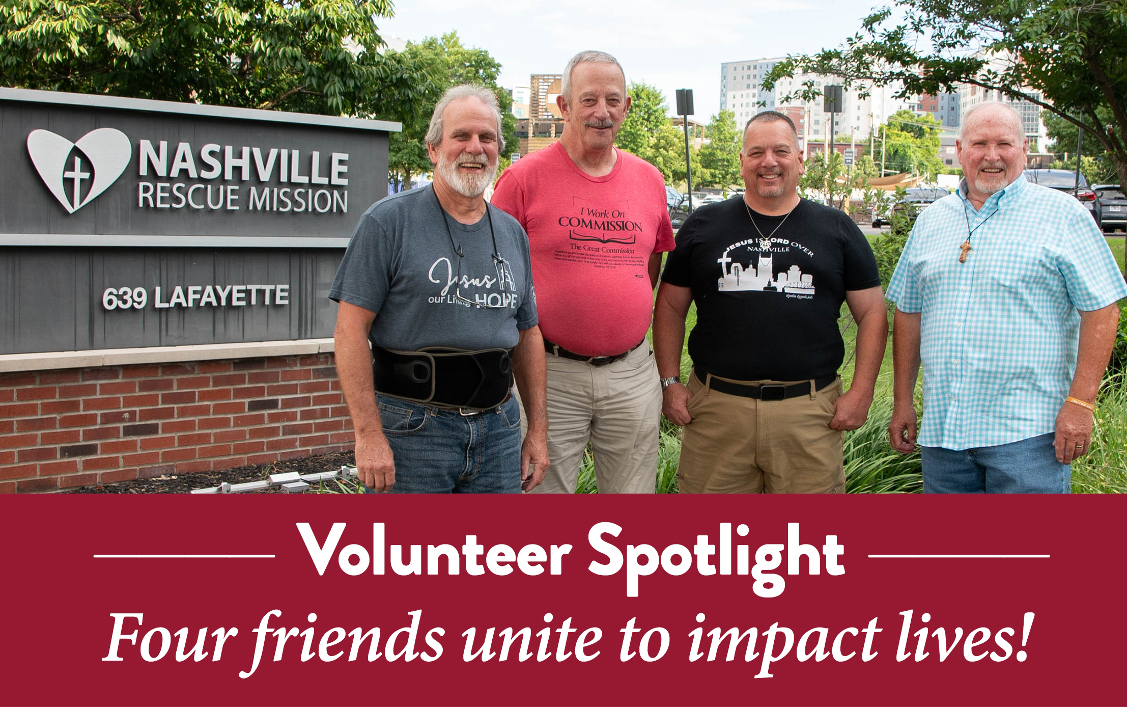 Volunteer Spotlight – Four friends unite to impact lives!